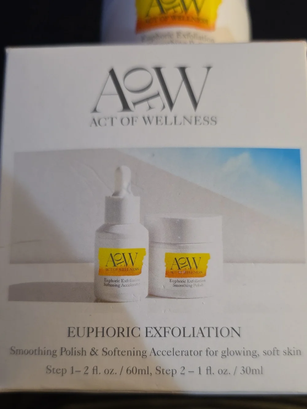 Act of Wellness euphoric exfoliation